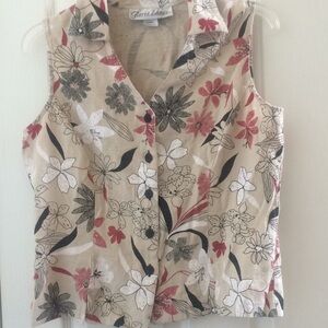 FINAL MARKDOWN Ladies sleeveless Gloria lance blouse large